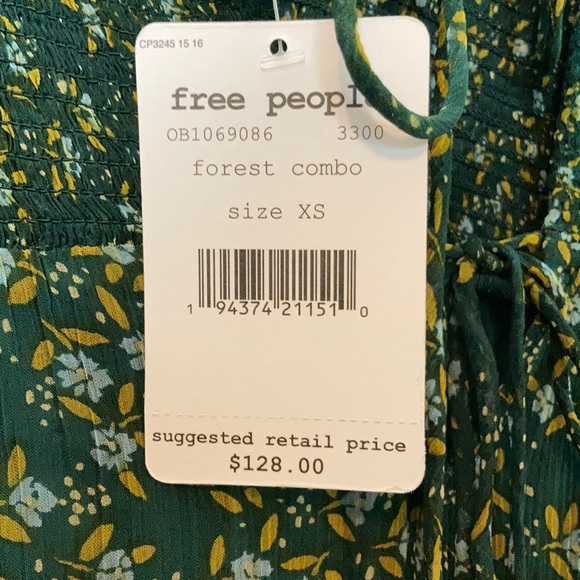Free People Forest Combo Blouse - Picture 6 of 6